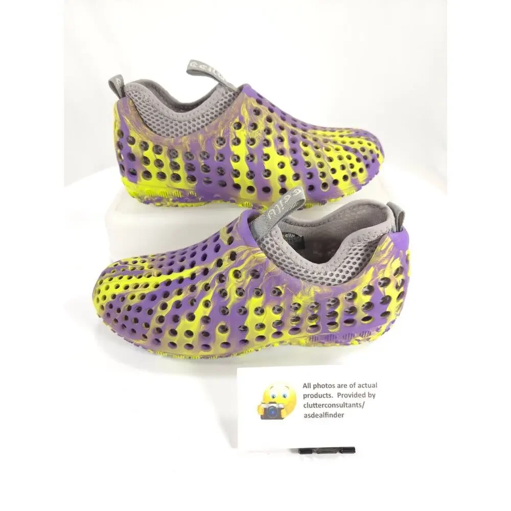 CCILU Kids Summer Youths Beach Water Shoe Girls Size 2 304029009 Yellow Purple